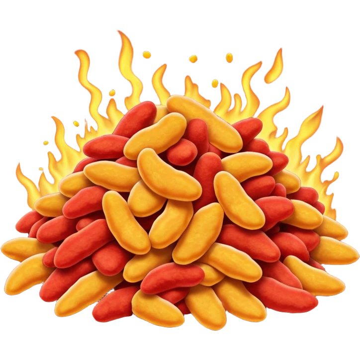 Hot Cheetos  emoji