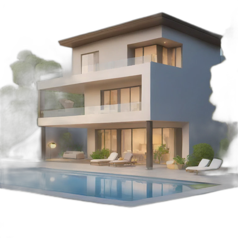 big modern villa emoji