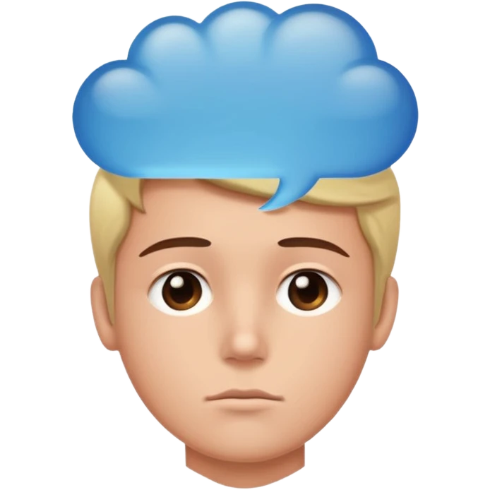 Person with thought bubble emoji