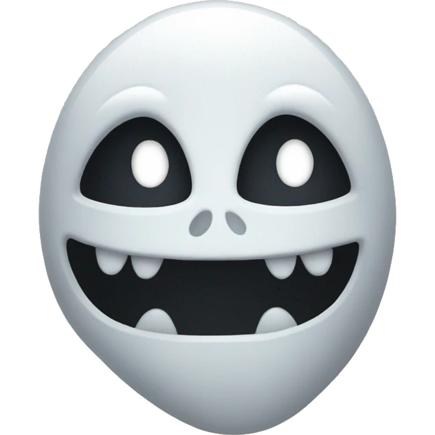 ghost face emoji