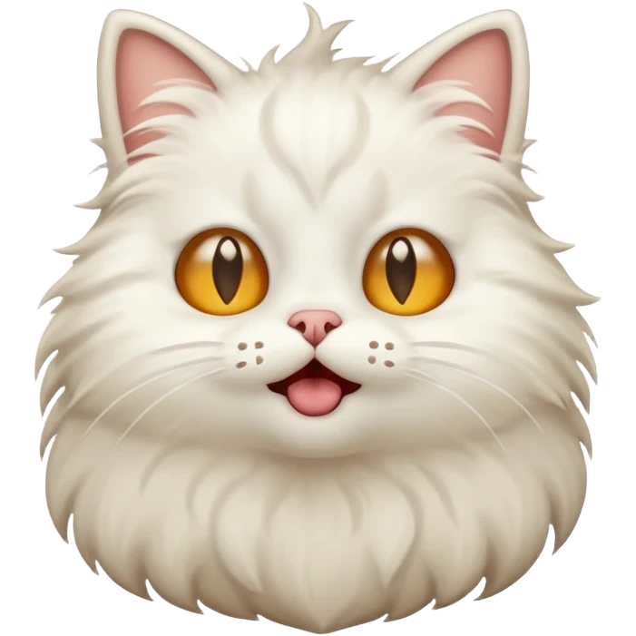 A cat farting emoji