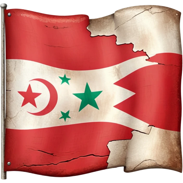 Old Syrian red flag  emoji
