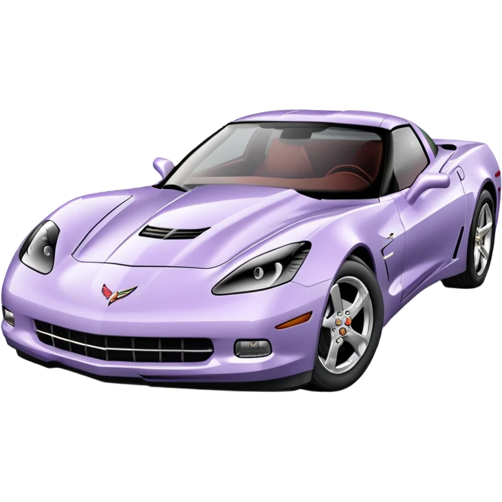 Pale lavander corvette  emoji