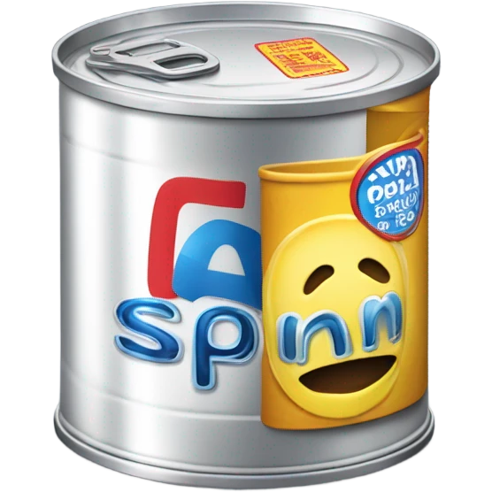 Spam can  emoji