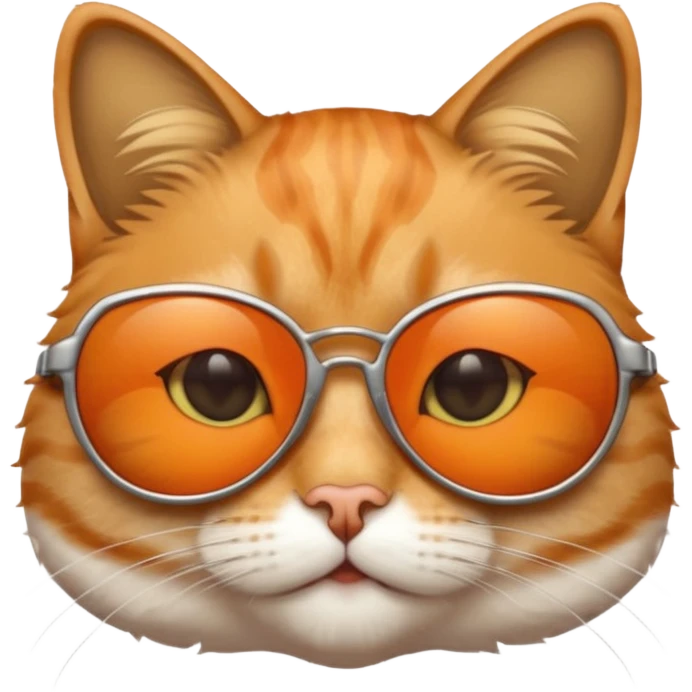 Cat wearing sunglasses emoji