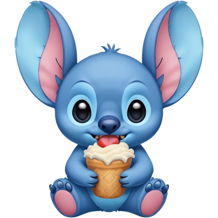 Stitch eating  emoji