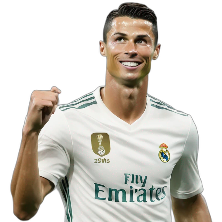Cristiano Ronaldo qui fait un doigt d honneur emoji
