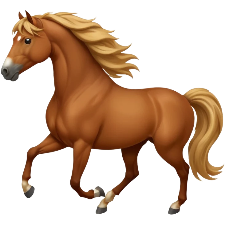 horse side view emoji
