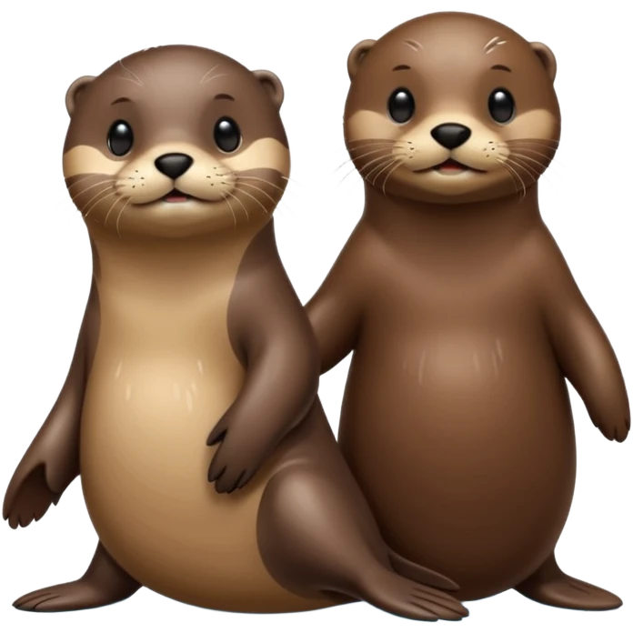Otter and seal emoji