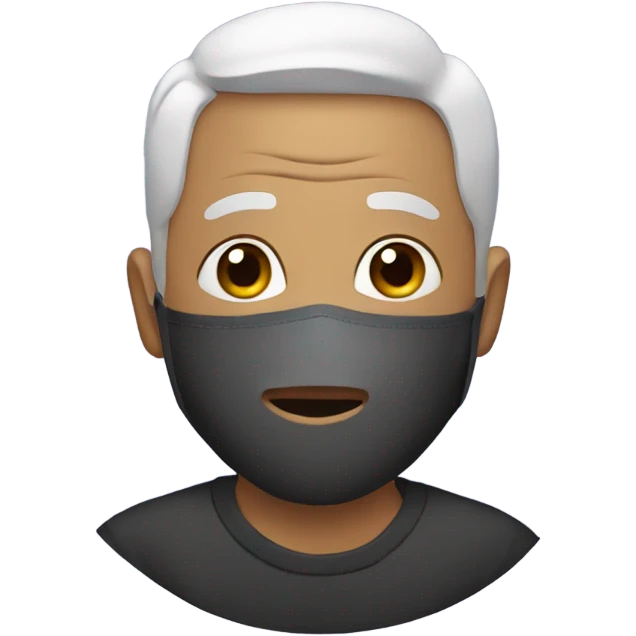 Father with mask emoji