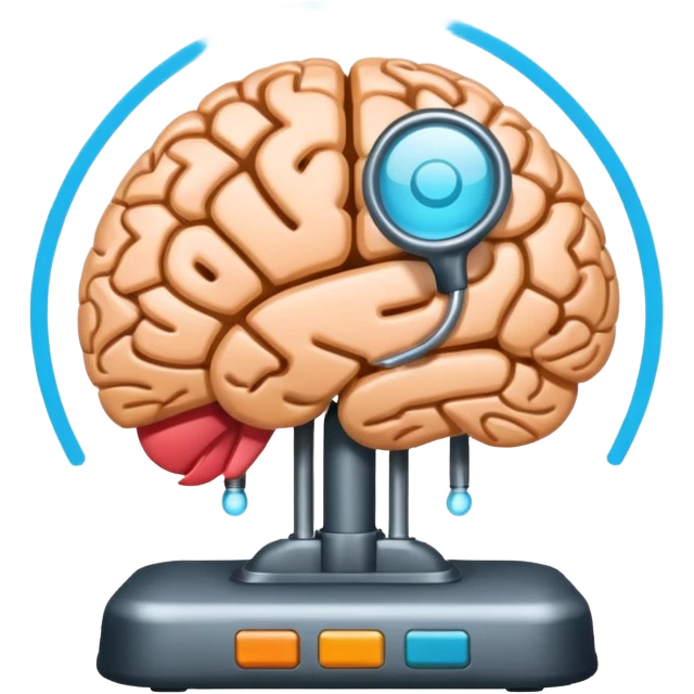 Generate an emoji whish shows Brain Factory Wonder Workshop. Which is in a nice cartoon style emoji