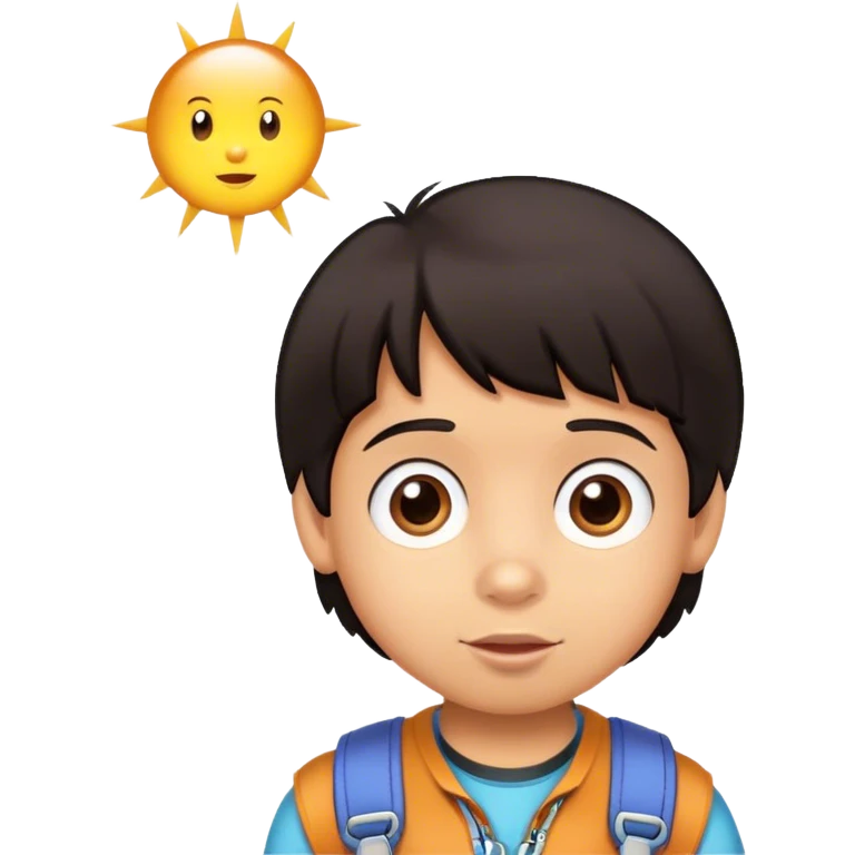 Dora the explorer search for fine boy  emoji