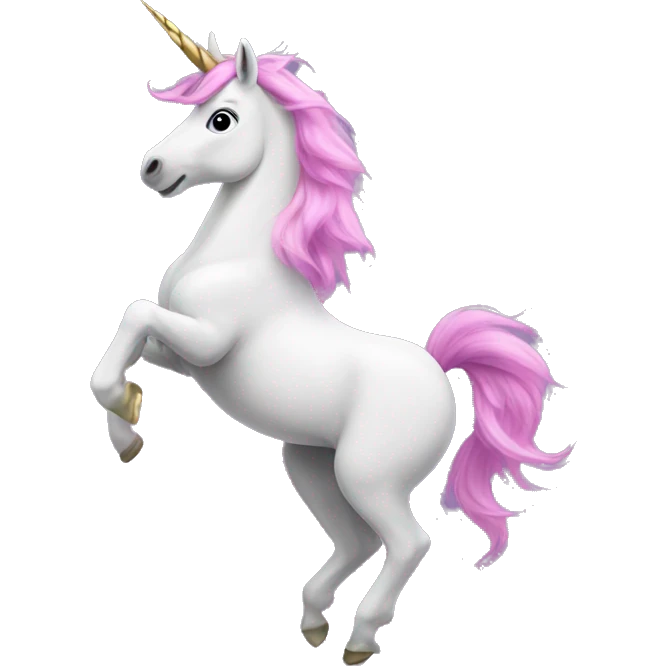 Unicorn dancing emoji