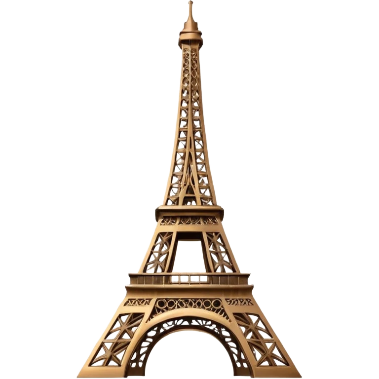 la Tour Eiffel qui fait un bisous  emoji