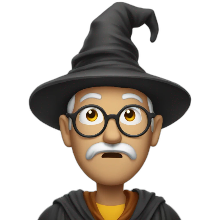 confused wizard emoji