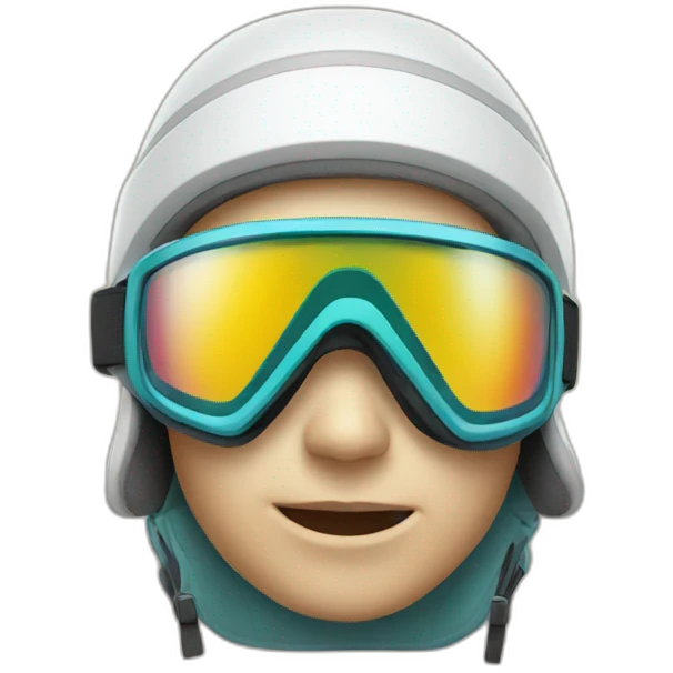 Ski googles emoji