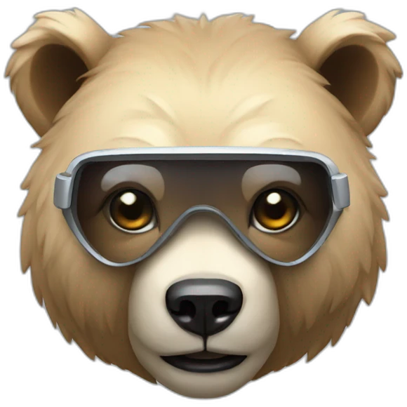 futuristic bear emoji