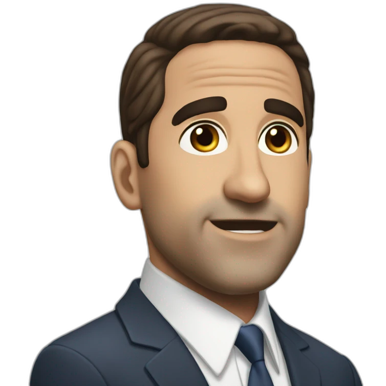Michael Gary Scott from office tv series emoji