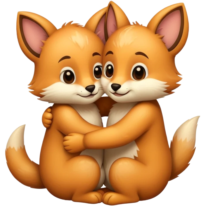 Furry hug emoji