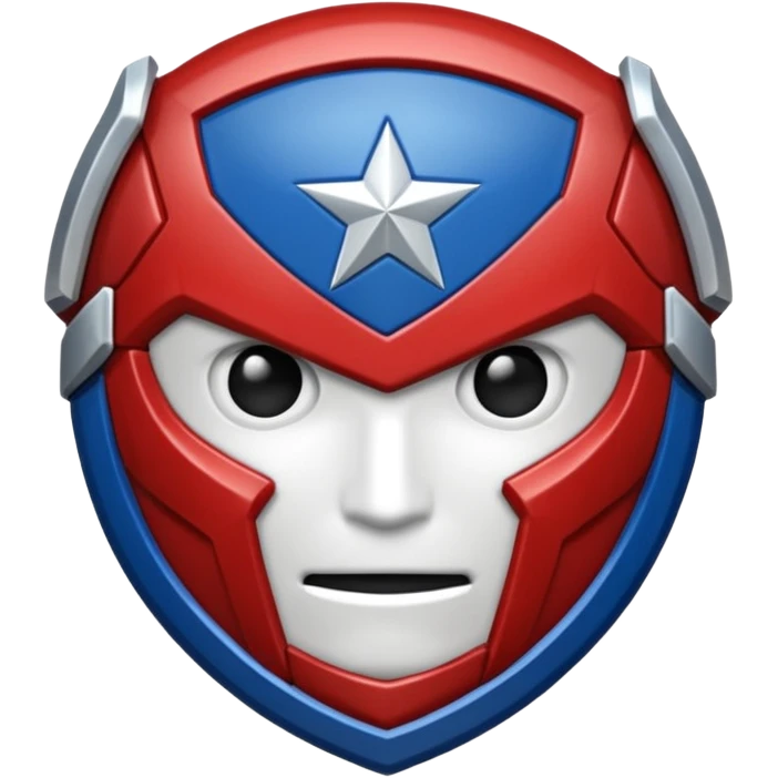 hazme un emojis del escudo del capitán América emoji