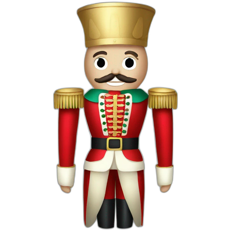 christmas nutcracker full body emoji