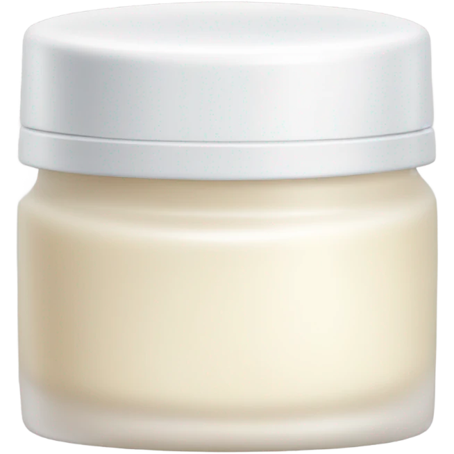 Moisturising cream in small container emoji