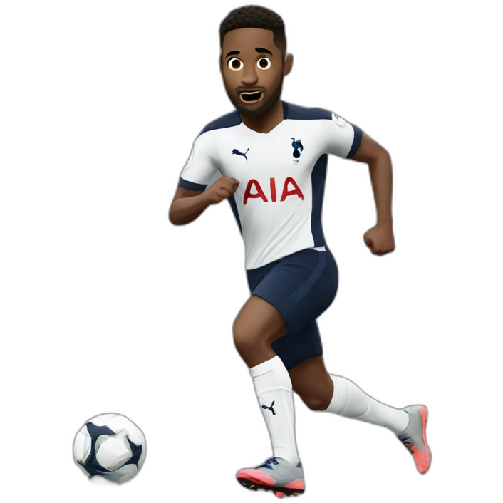 tottenham player running emoji