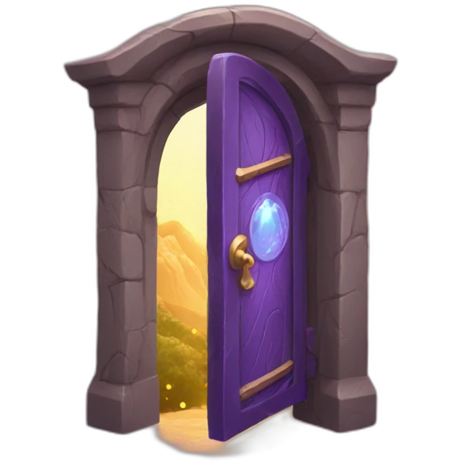 Magical doorway emoji