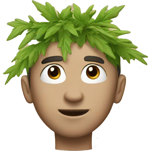 using weeds emoji