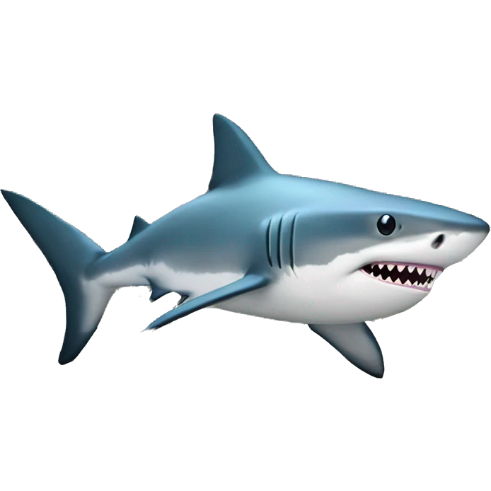 Shark swimming in money emoji