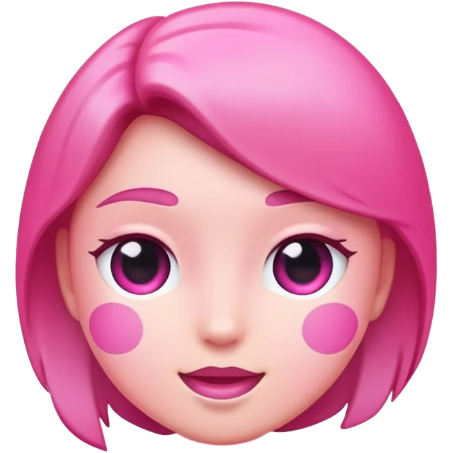 Pink emoji