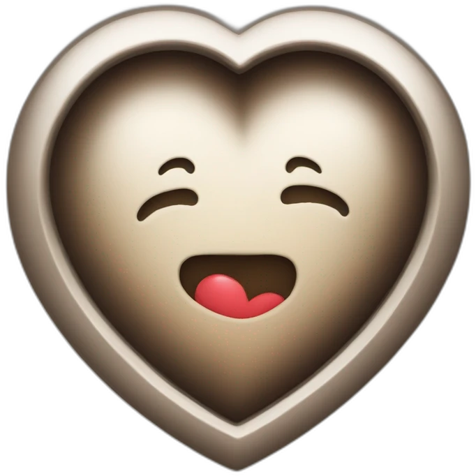Corazón con los dedos índice y anular emoji