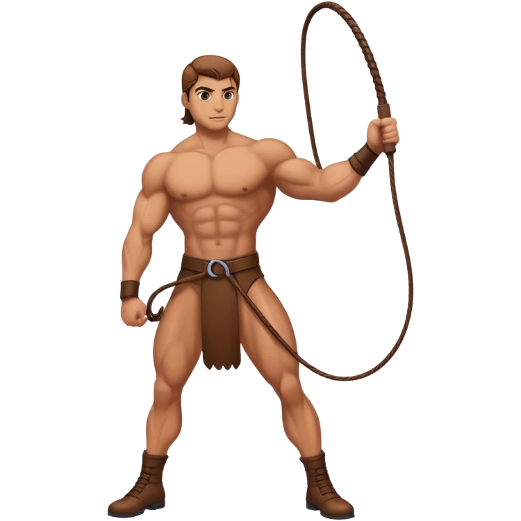 Holding whip emoji