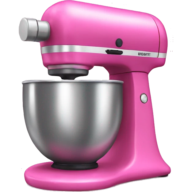Realistic pink mixer  emoji
