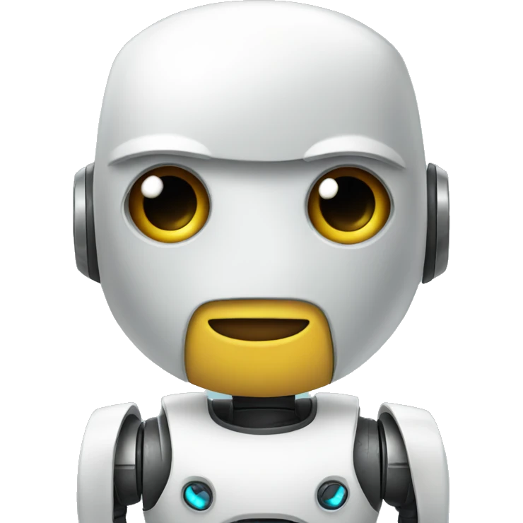 a cute robot emoji