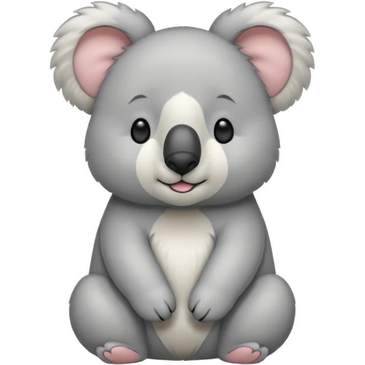 Haz a un samoyedo con mezcla un koala emoji