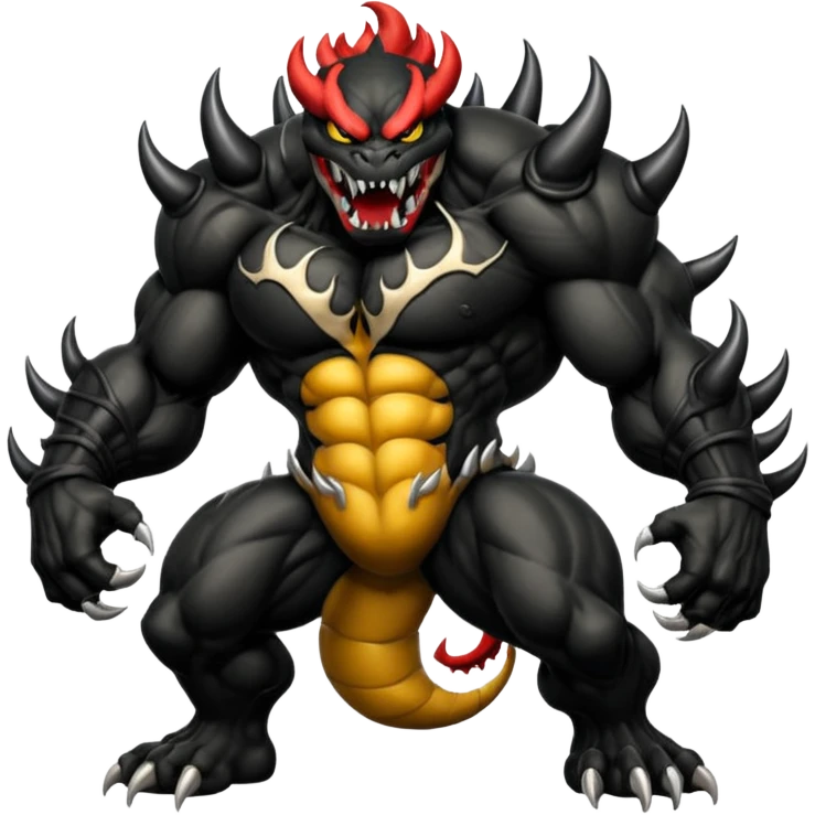 Bowser-Venom-fusion emoji