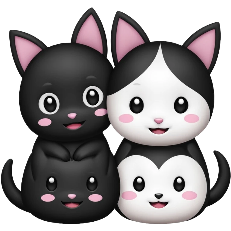 kuromi with batz maru emoji