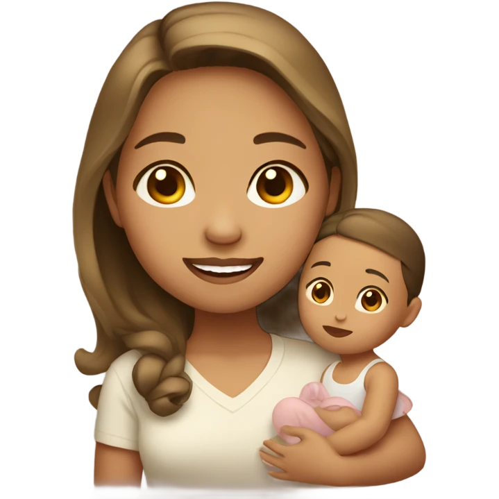 Filipino girl with brownish blonde baby lights  emoji