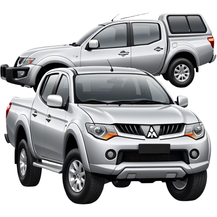 Mitsubishi Triton - Mitsubishi (Model Year: 2023) (Iconic colour: Silver) emoji