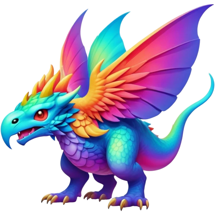 Epic legendary complex gradients aesthetic-Fakémon-creature emoji