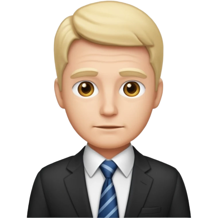 AN UNCLE with a tie in business clothes emoji