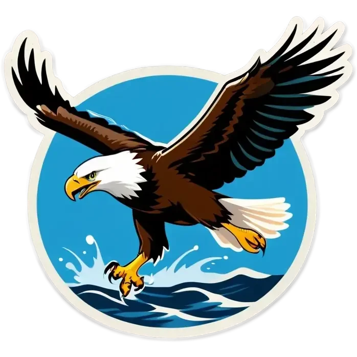eagle fishing emoji