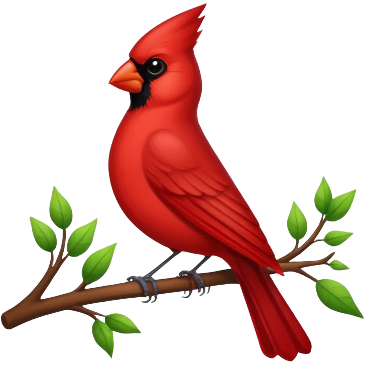 Cardinal with a cursive L emoji