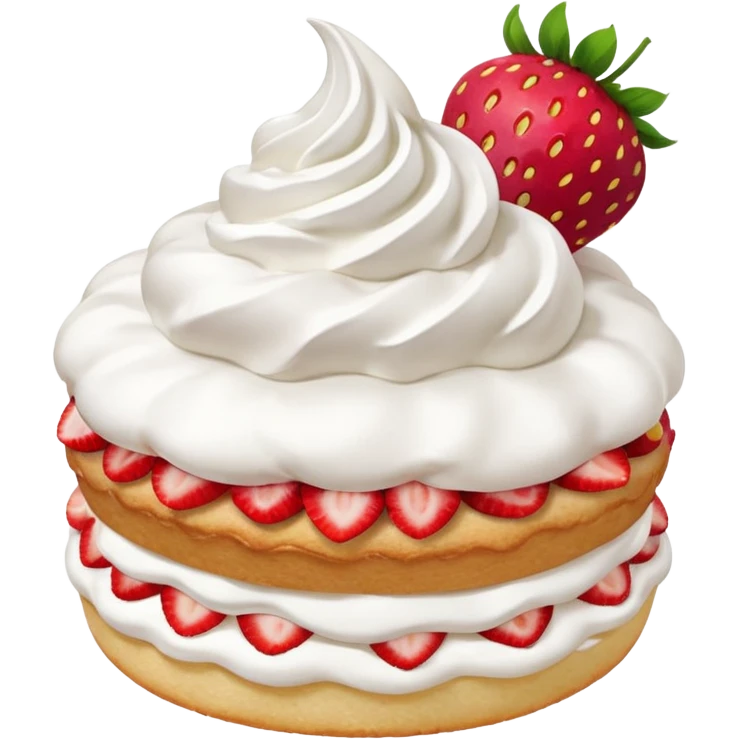 Strawberry shortcake emoji
