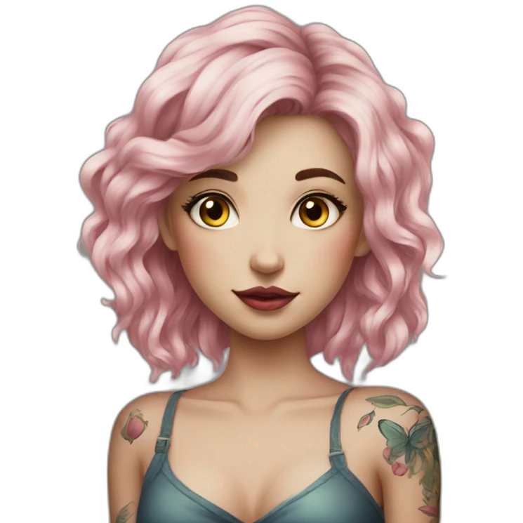 Girl-tattoo-master emoji
