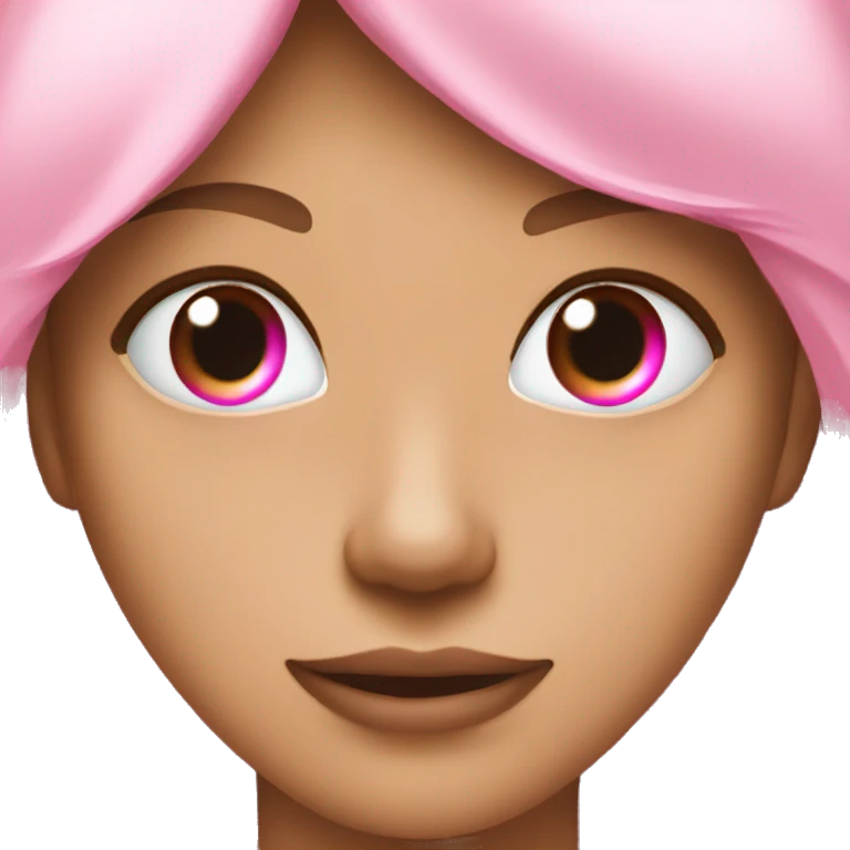 this emoji 😍 with pink heart eyes  emoji