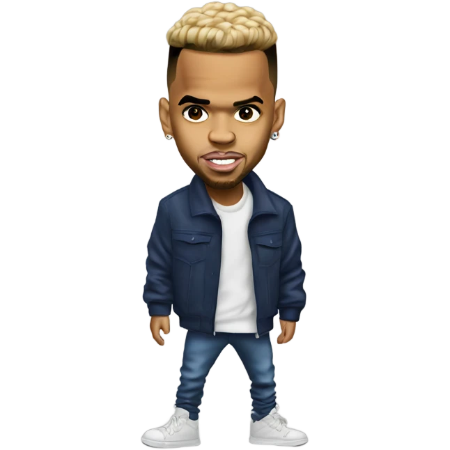 Hyper Realistic Chris Brown  emoji
