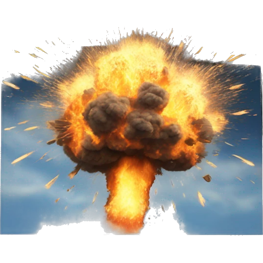 computer explosion emoji