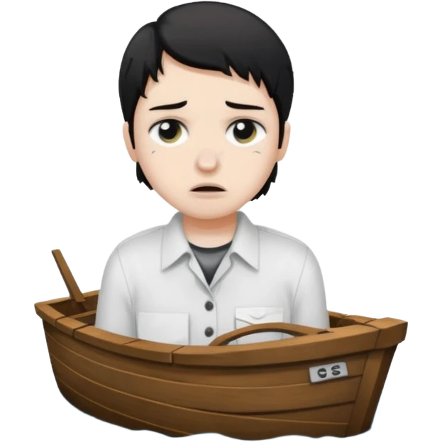 sad cs major drowning on ship emoji